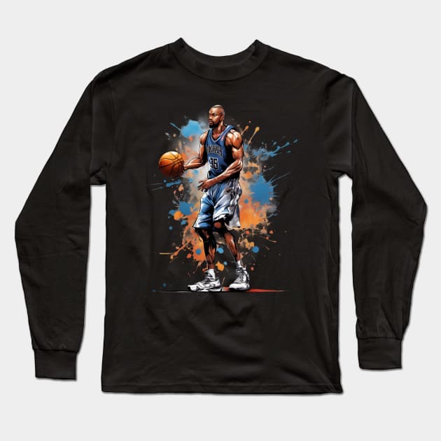 basketball trainer Long Sleeve T-Shirt by animegirlnft